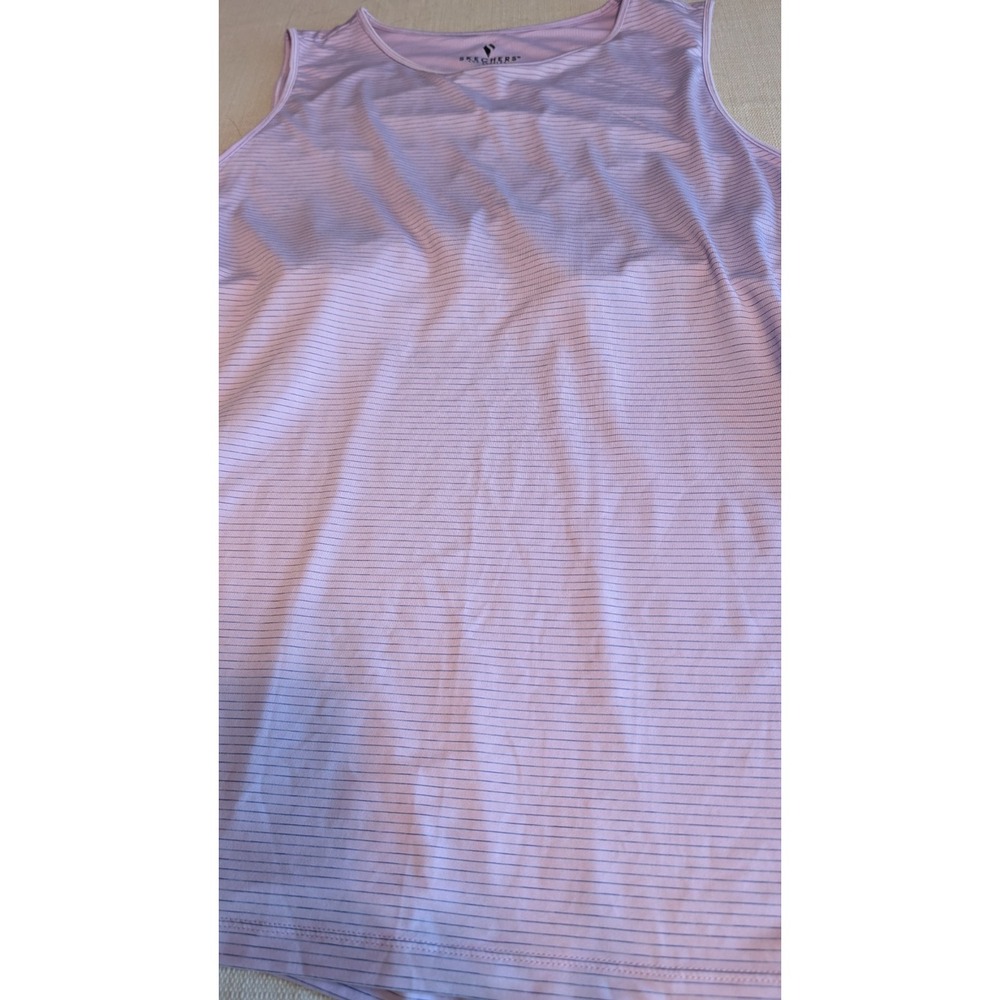Women's Skechers's Purple Polyester Activewear Shirt/w Built in Bra size 3x